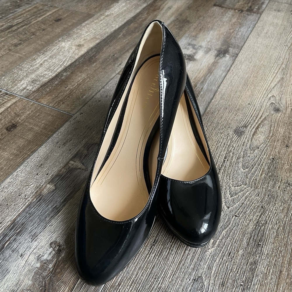 Cole Haan Air Chelsea Pump Women's 7.5B Black Patent Leather Career Capsule